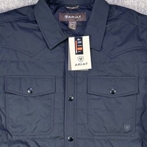 Ariat Mens Quilted Shirt Jacket Phantom Water Repellent insulated XL